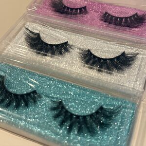 3 pairs set Faux Mink Luxurious False Lashes